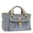 CELINE C Macadam Canvas Boogie Hand Bag Light Blue bs12768 Sale