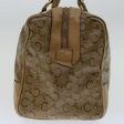 CELINE C Macadam Canvas Boston Bag Beige yk11254 on Sale