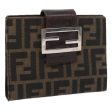 FENDI Zucca Canvas Day Planner Cover Black Brown 2289 31099 009  56779 Hot on Sale