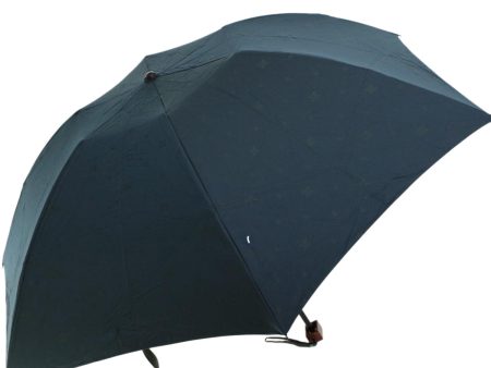 CELINE Macadam Canvas Folding Umbrella Nylon Green Brown ar9574 For Sale