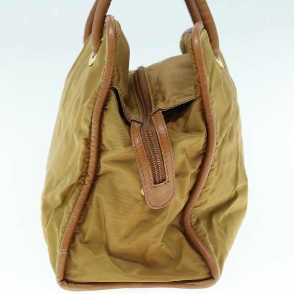 CELINE Hand Bag Nylon Khaki 64274 Sale