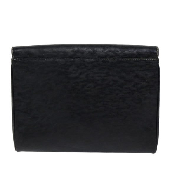 CELINE Circle Shoulder Bag Leather Black 72649 Online Hot Sale