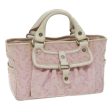 CELINE C Macadam Canvas Hand Bag Pink 71536 on Sale