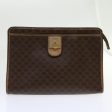 CELINE Cartier Macadam Canvas Clutch Bag Leather 3Set Wine Red Brown bs6276 on Sale