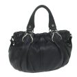 CELINE Hand Bag Leather Black bs11458 Supply