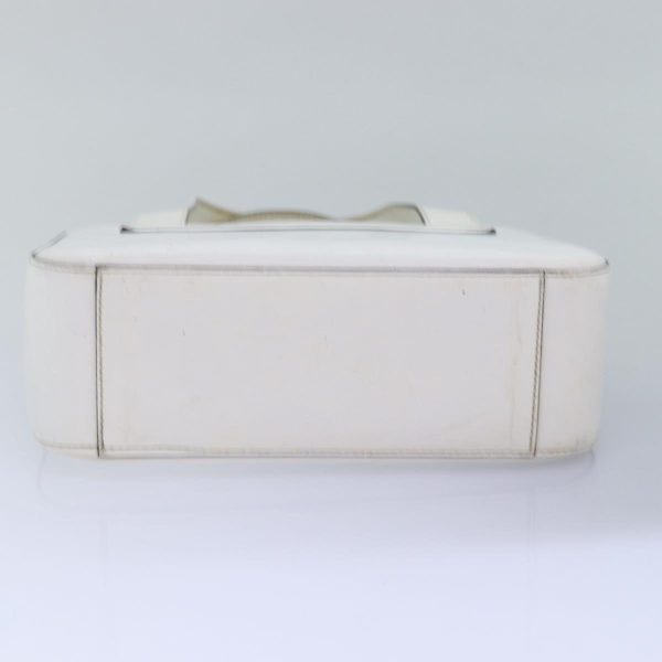 CELINE Hand Bag PVC Leather White 78426 For Discount