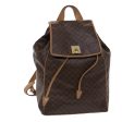 CELINE Macadam Canvas Backpack PVC Leather Brown bs6391 Online Hot Sale