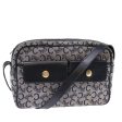 CELINE C Macadam Canvas Shoulder Bag Navy ep4394 Sale