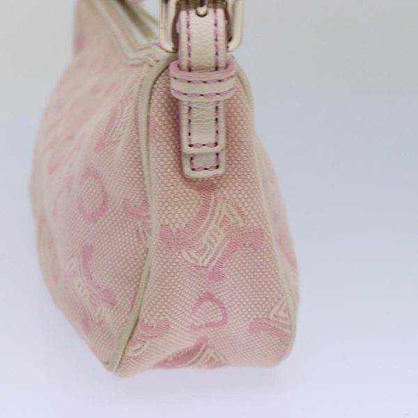 CELINE C Macadam Canvas Shoulder Bag Pink 81604 Hot on Sale