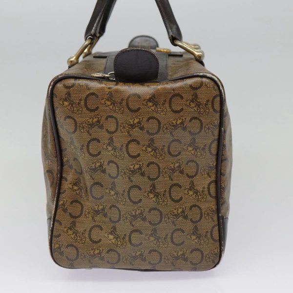 CELINE C Macadam Canvas Hand Bag Brown Gold 88971 on Sale