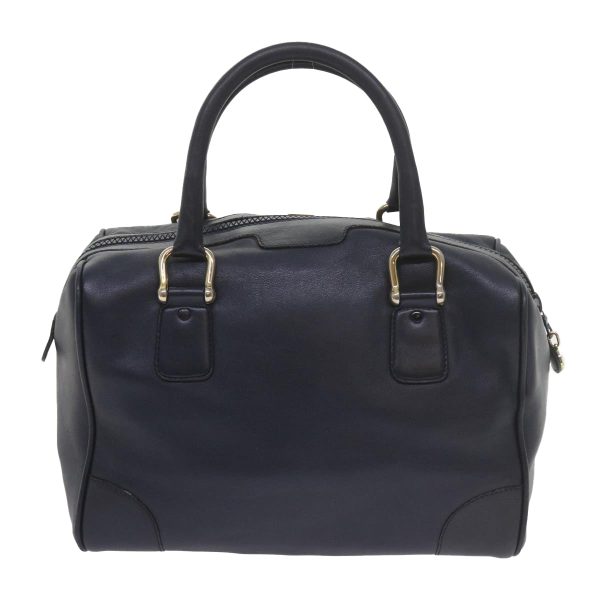 CELINE Hand Bag Leather Navy bs10419 Supply