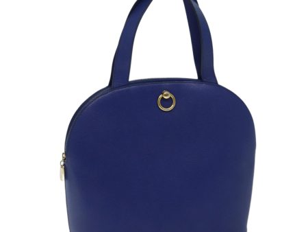 CELINE Hand Bag Leather Blue bs13304 Online Hot Sale