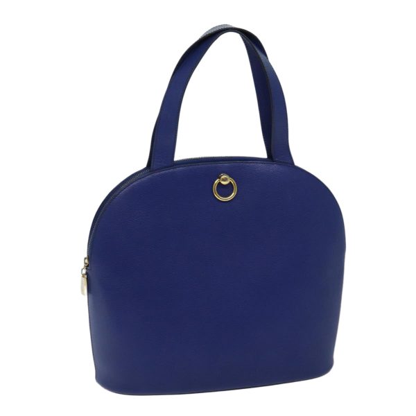 CELINE Hand Bag Leather Blue bs13304 Online Hot Sale