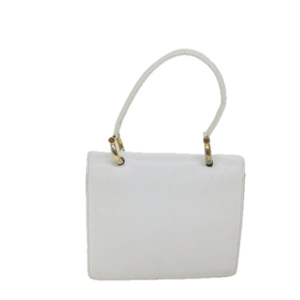 CELINE Hand Bag Leather White 71163 Online Hot Sale