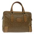 CELINE C Macadam Canvas Hand Bag Beige 68571 Supply