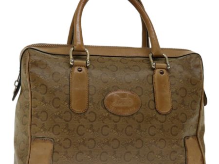 CELINE C Macadam Canvas Hand Bag Beige 68571 Supply