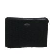 CELINE C Macadam Canvas Clutch Bag Black ac2823 Discount