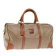 CELINE Macadam Canvas Boston Bag Beige 76023 Discount