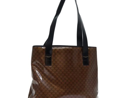 CELINE Macadam Canvas Tote Bag Brown bs14321 Online Hot Sale