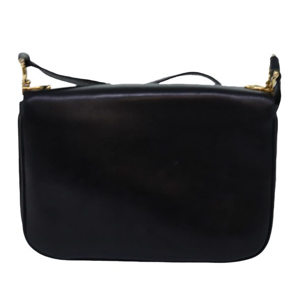 CELINE Horse Carriage Shoulder Bag Leather Black bs14114 For Sale