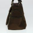 CELINE Hand Bag Nylon Brown bs5493 For Cheap