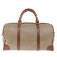 CELINE Macadam Canvas Boston Bag Beige 72470 Discount