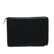 CELINE C Macadam Canvas Clutch Bag Black ac2823 Discount