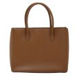 CELINE Hand Bag Leather Brown bs14941 Online now