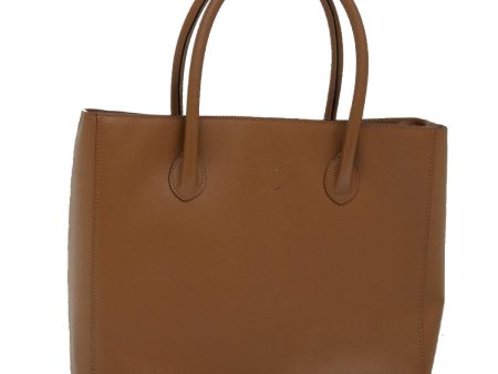 CELINE Hand Bag Leather Brown bs14941 Online now