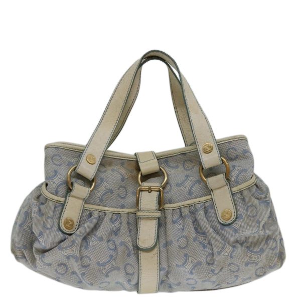 CELINE C Macadam Canvas Hand Bag Blue White yk11413 Online Hot Sale