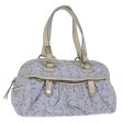 CELINE C Macadam Canvas Hand Bag Light Blue 73242 Online Hot Sale