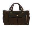 CELINE Hand Bag Nylon Brown bs5493 For Cheap