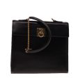 CELINE Hand Bag Leather Black yk12969 Online