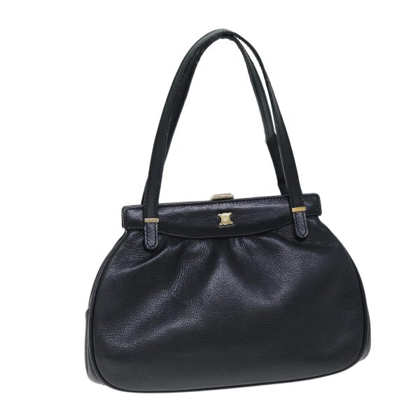 CELINE Hand Bag Leather Black bs14458 Discount