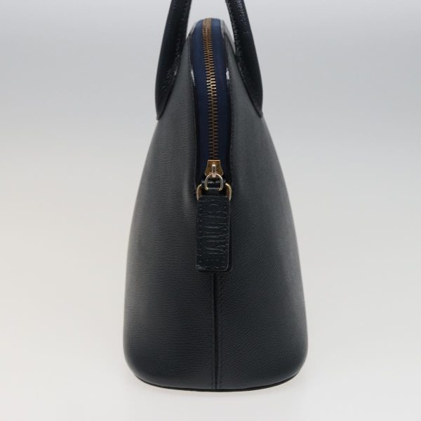 CELINE Hand Bag Leather Navy 78830 Online now