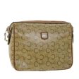 CELINE C Macadam Canvas Clutch Bag Coated Canvas Beige bs8432 Sale