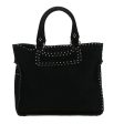 CELINE Hand Bag Suede Black bs6034 Fashion