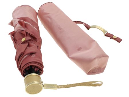 CELINE Macadam Canvas Folding Umbrella Nylon Pink ar9495 Online now