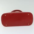 CELINE Hand Bag Leather 2way Red 67191 Online