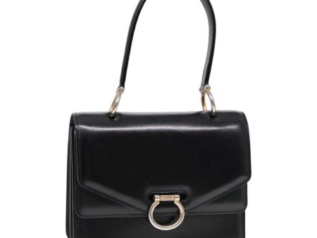 CELINE Hand Bag Leather Black Gold yk14815 For Discount