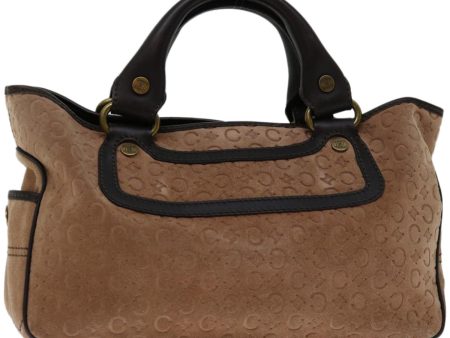 CELINE Hand Bag Suede Brown ep3598 on Sale