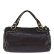 CELINE Hand Bag Leather Brown bs14296 Online