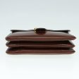 CELINE Horse Carriage Hand Bag Leather Brown Gold yk15361 Online