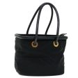 CELINE Hand Bag Nylon Black 70673 Fashion