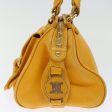 CELINE Hand Bag Leather Yellow fm3342 Hot on Sale