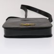 CELINE Horse Carriage Shoulder Bag Leather Black bs6574 For Cheap