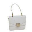 CELINE Hand Bag Leather White 71163 Online Hot Sale