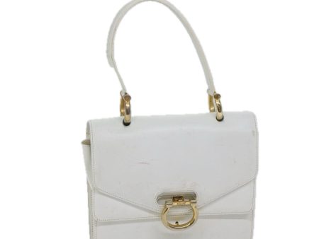 CELINE Hand Bag Leather White 71163 Online Hot Sale