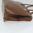 CELINE Hand Bag Leather Brown bs11000 Online Hot Sale