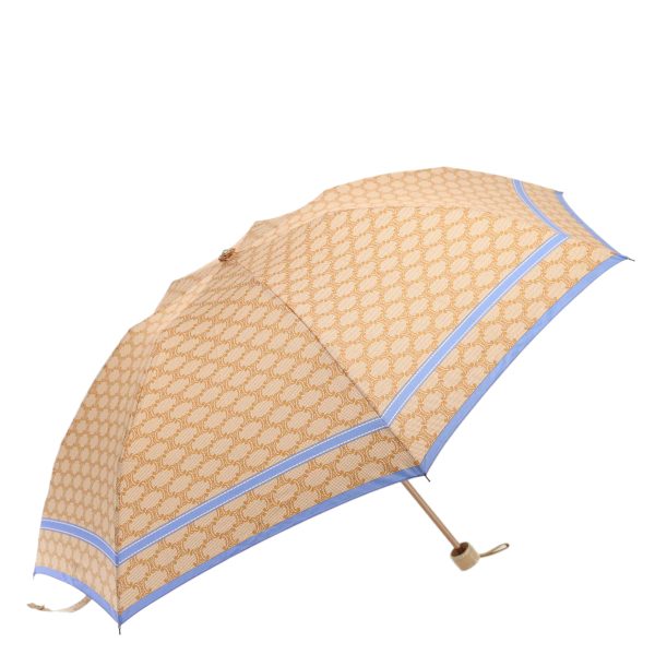 CELINE Macadam Canvas folding Umbrella Nylon Beige 81000 Fashion